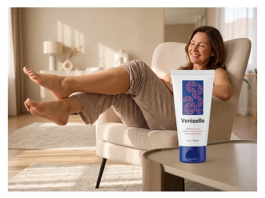 Jambes avec varices visibles, illustration guide bien-être Veniselle