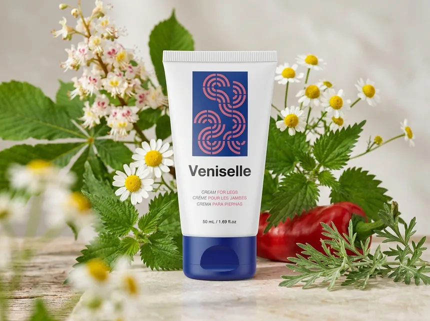 Bannière Veniselle — crème bien-être pour jambes lourdes
