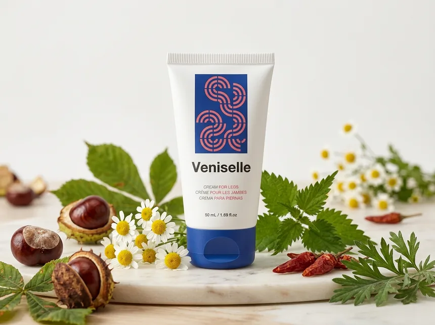 Bannière Veniselle — soulagement jambes lourdes et fatiguées